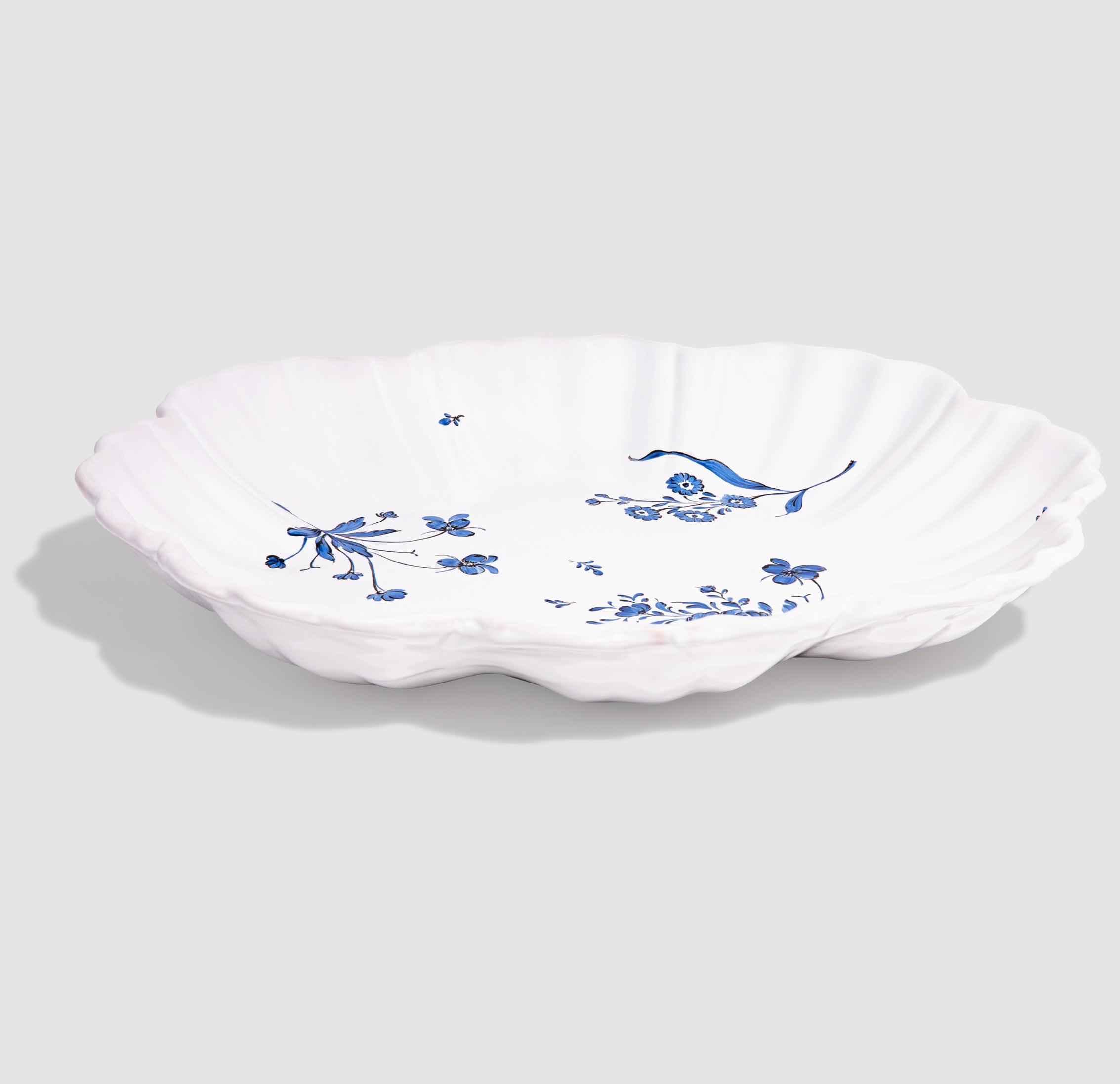 Camaïeu Large Serving Platter, Azur