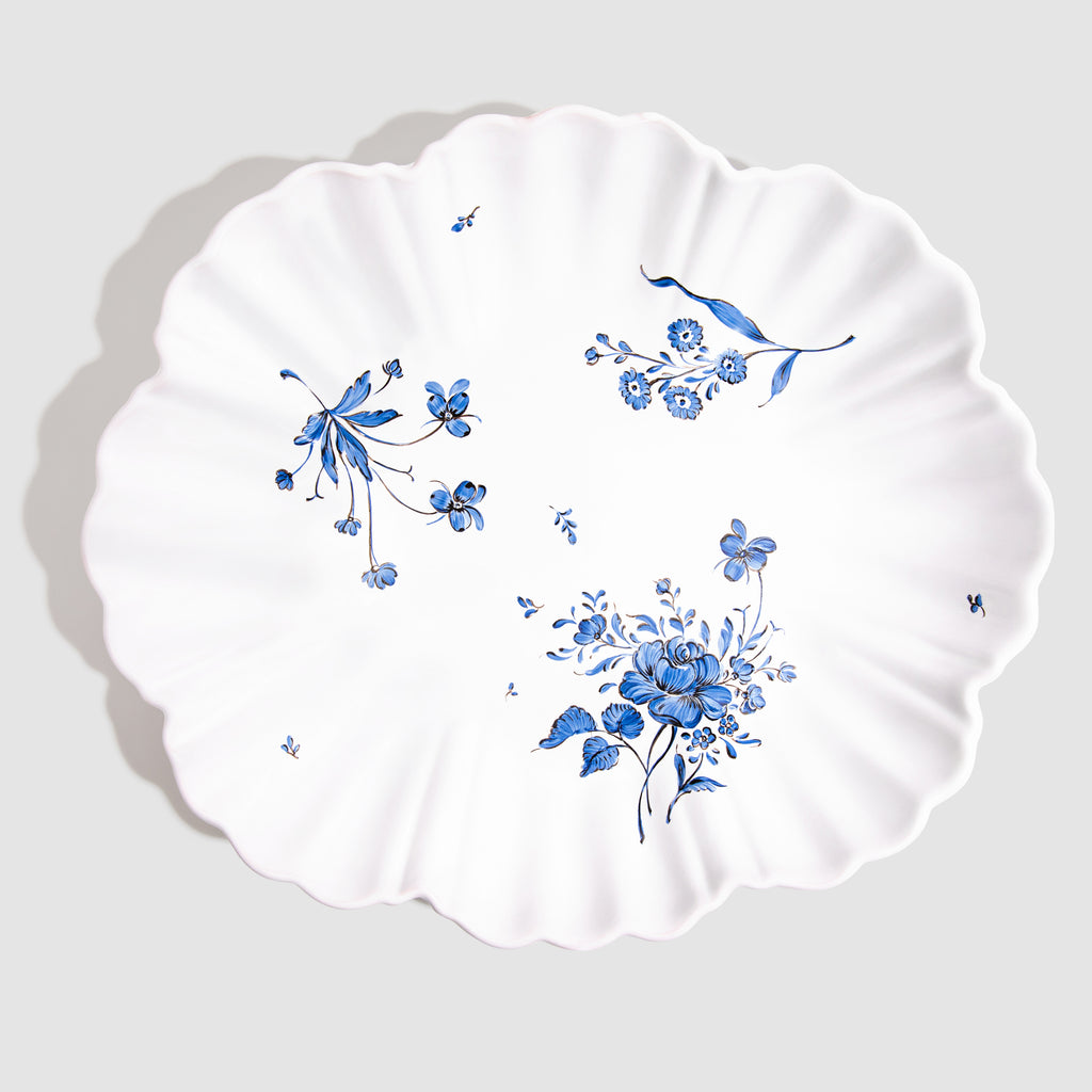 Camaïeu Large Serving Platter, Azur