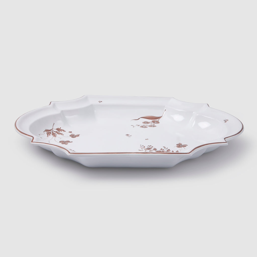 Camaieu Large Serving Dish, Chocolat