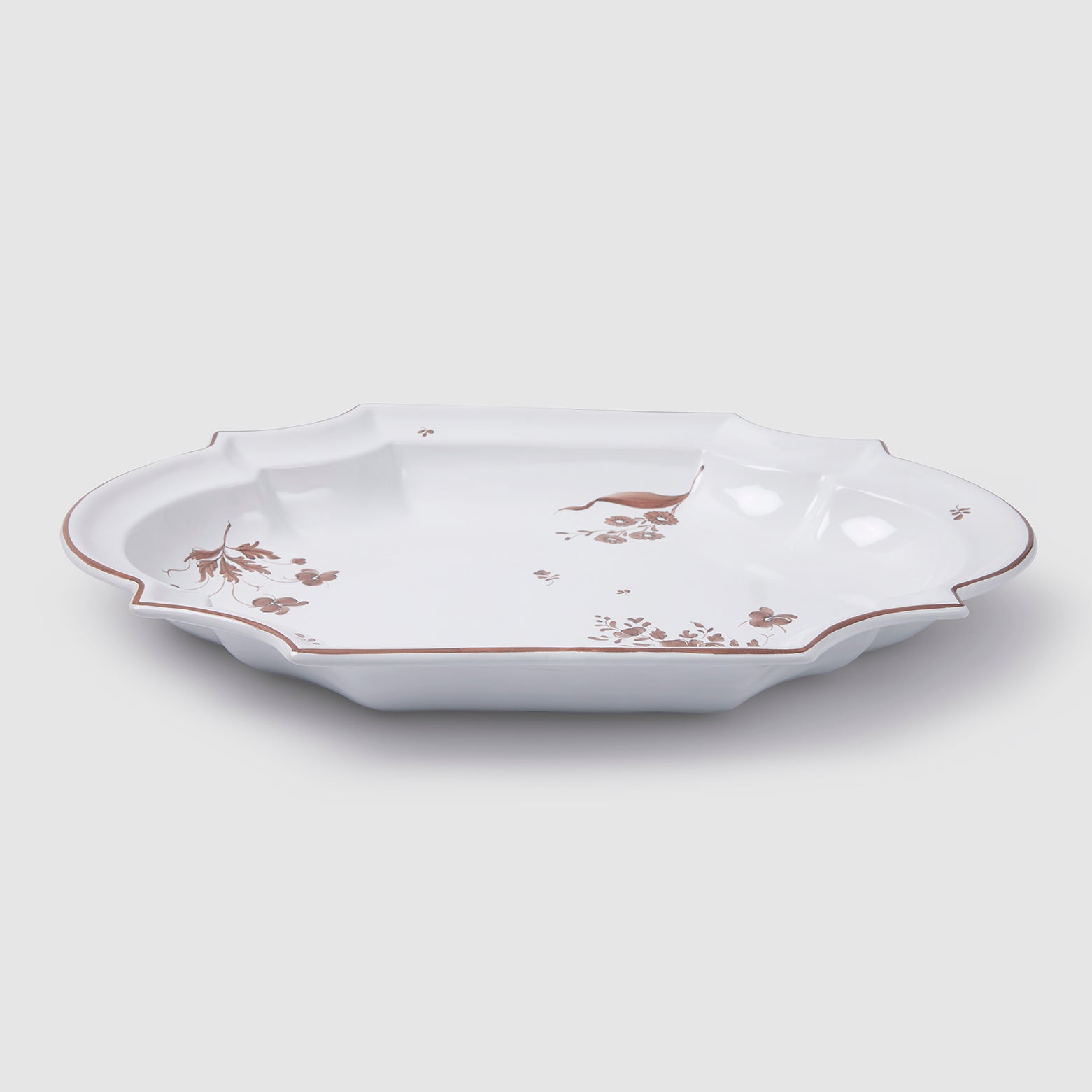 Camaieu Large Serving Dish, Chocolat