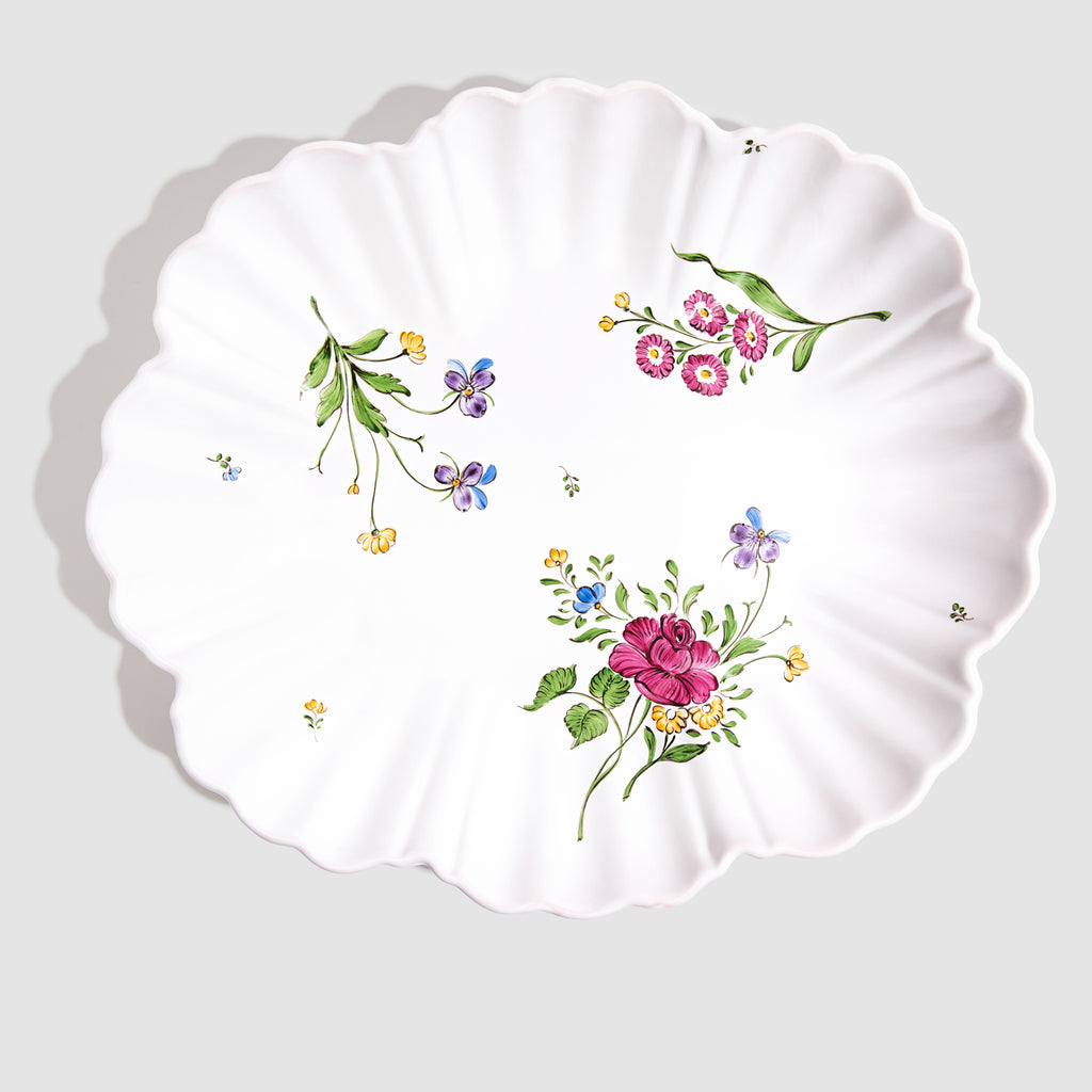 Picardie Large Serving Platter, Florale