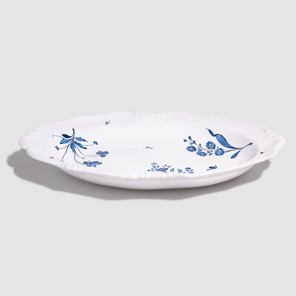 Camaïeu Medium Oval Dish, Azur