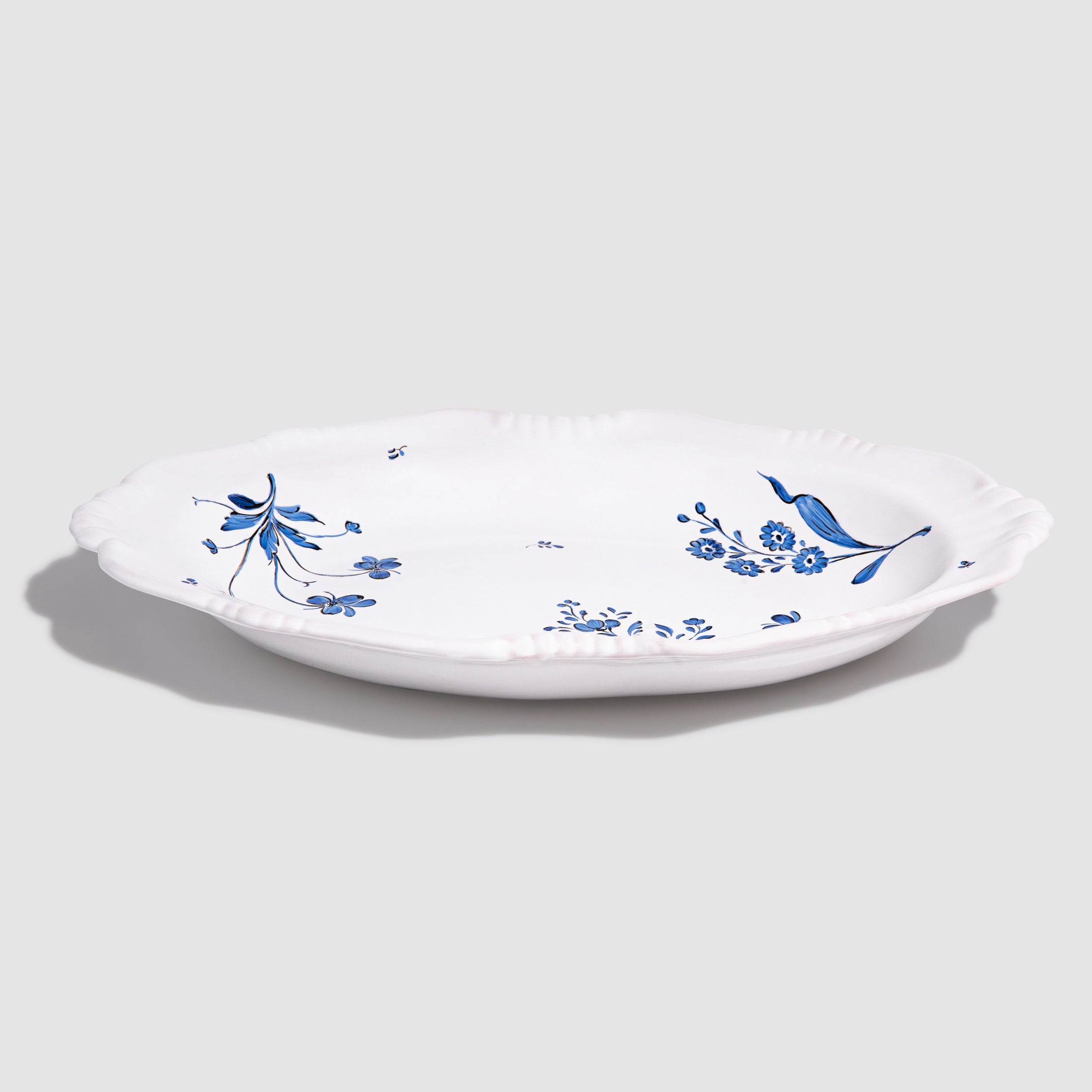 Camaïeu Medium Oval Dish, Azur