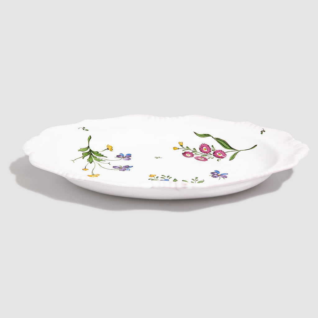 Picardie Medium Oval Dish, Florale