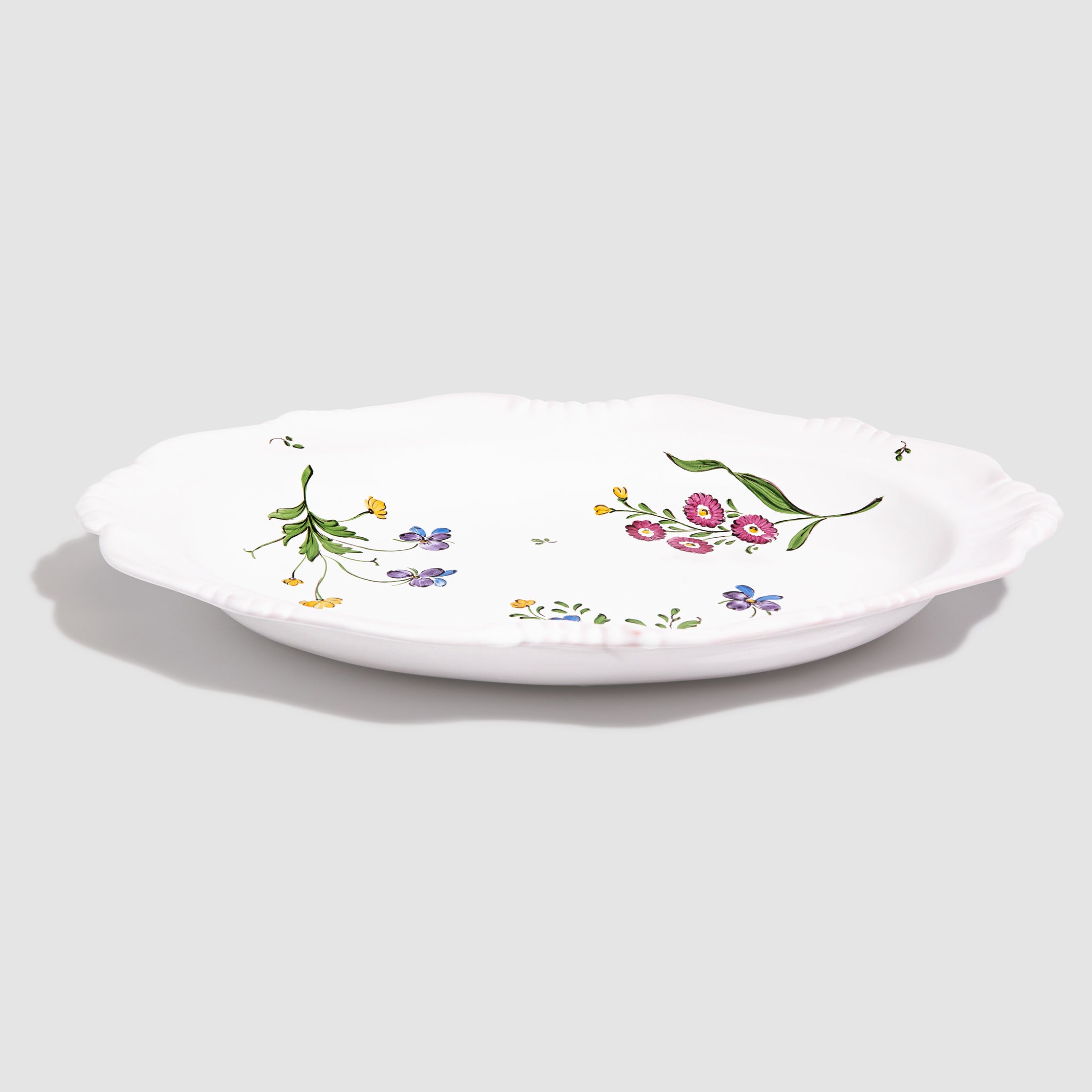 Picardie Medium Oval Dish, Florale