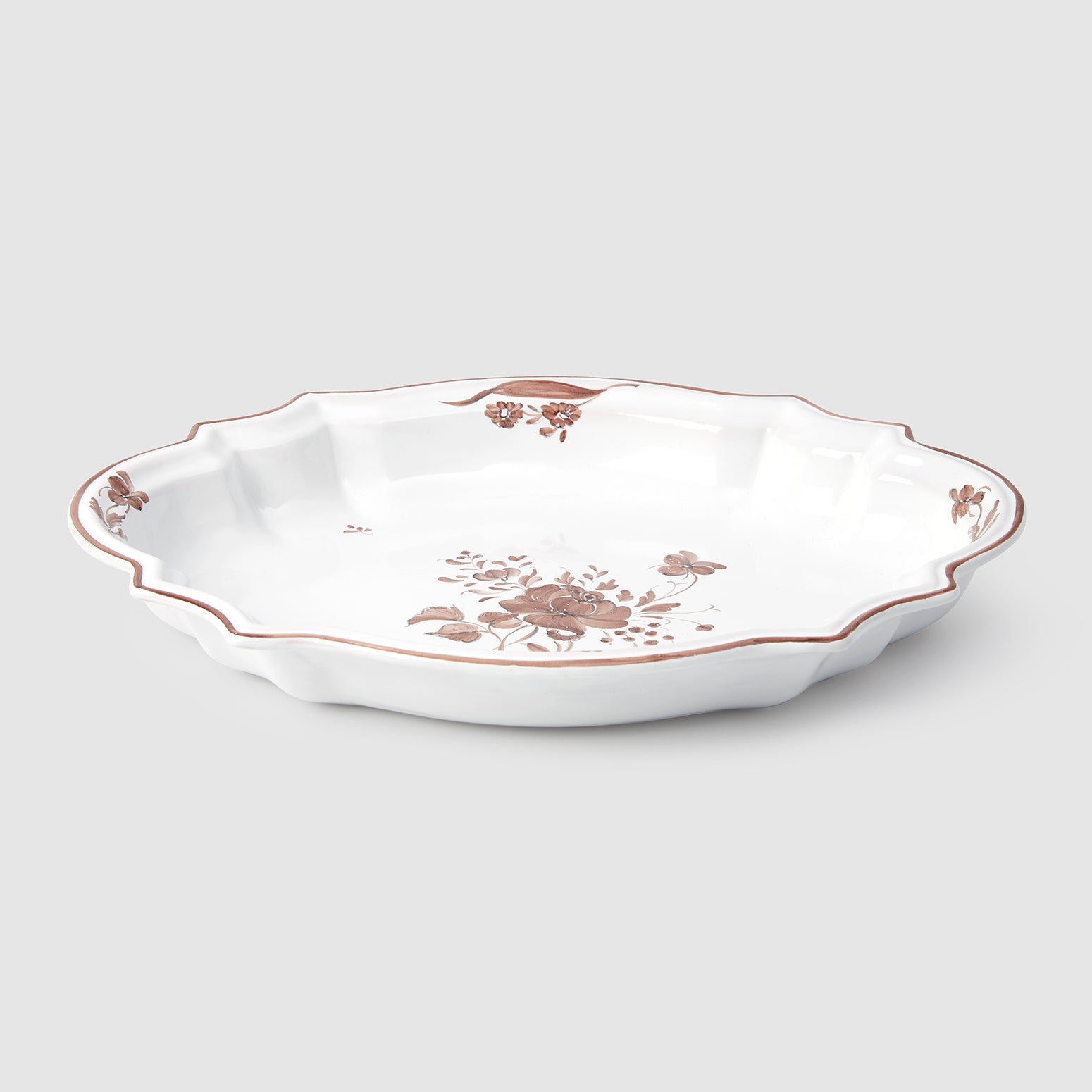 Camaieu Medium Serving Dish, Chocolat