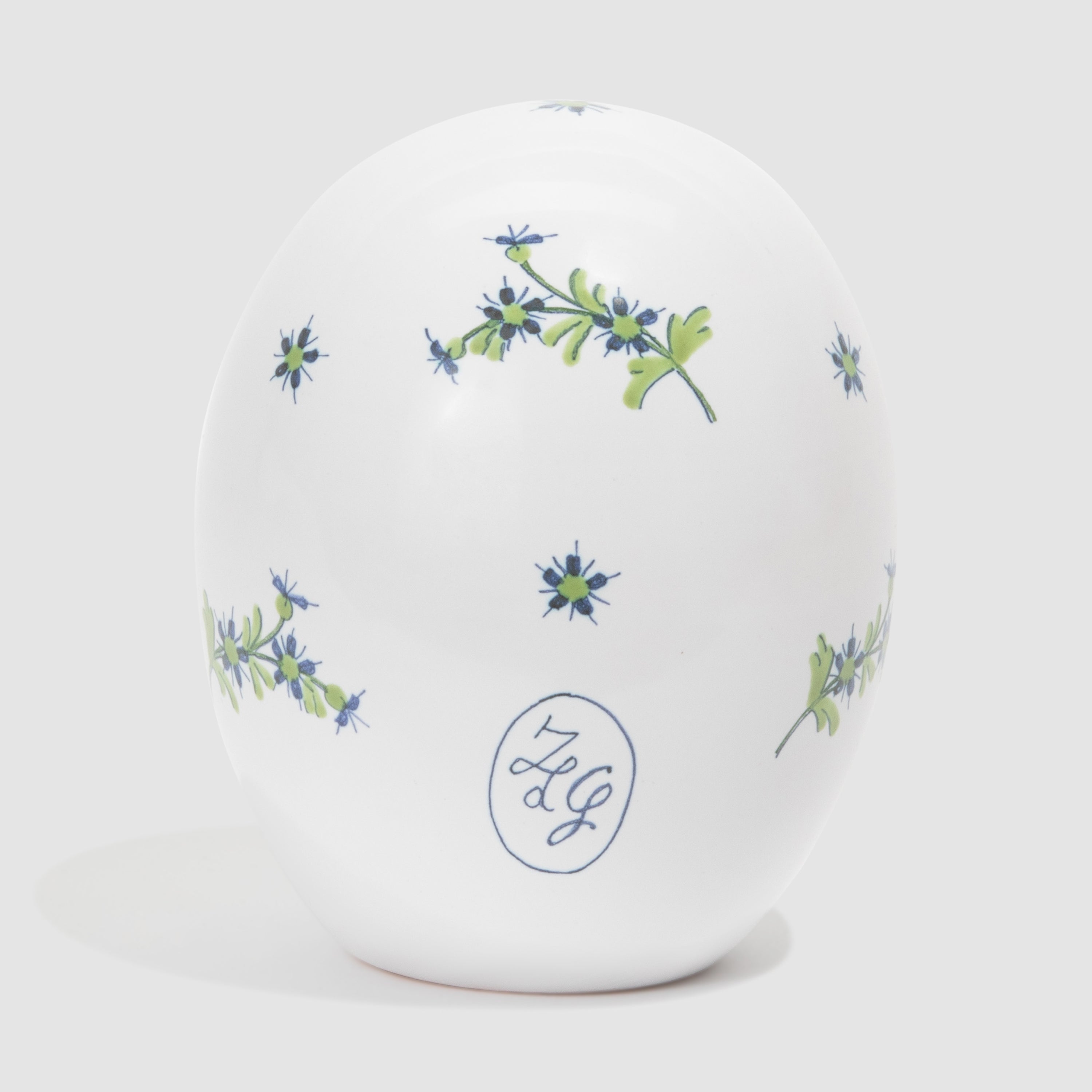 Faience Bleuet Easter Egg – Z.d.G. by Zoë de Givenchy