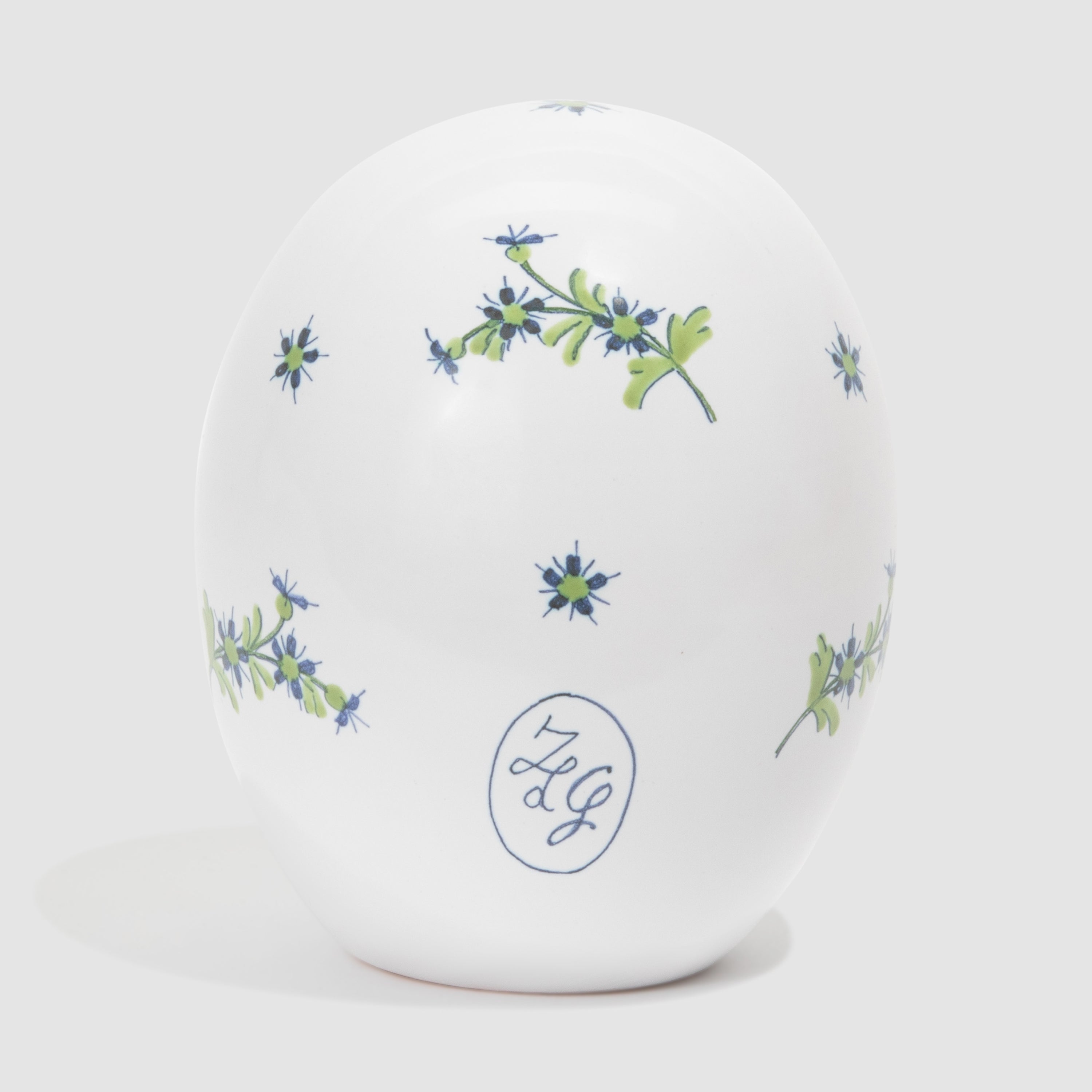 Faience Bleuet Easter Egg