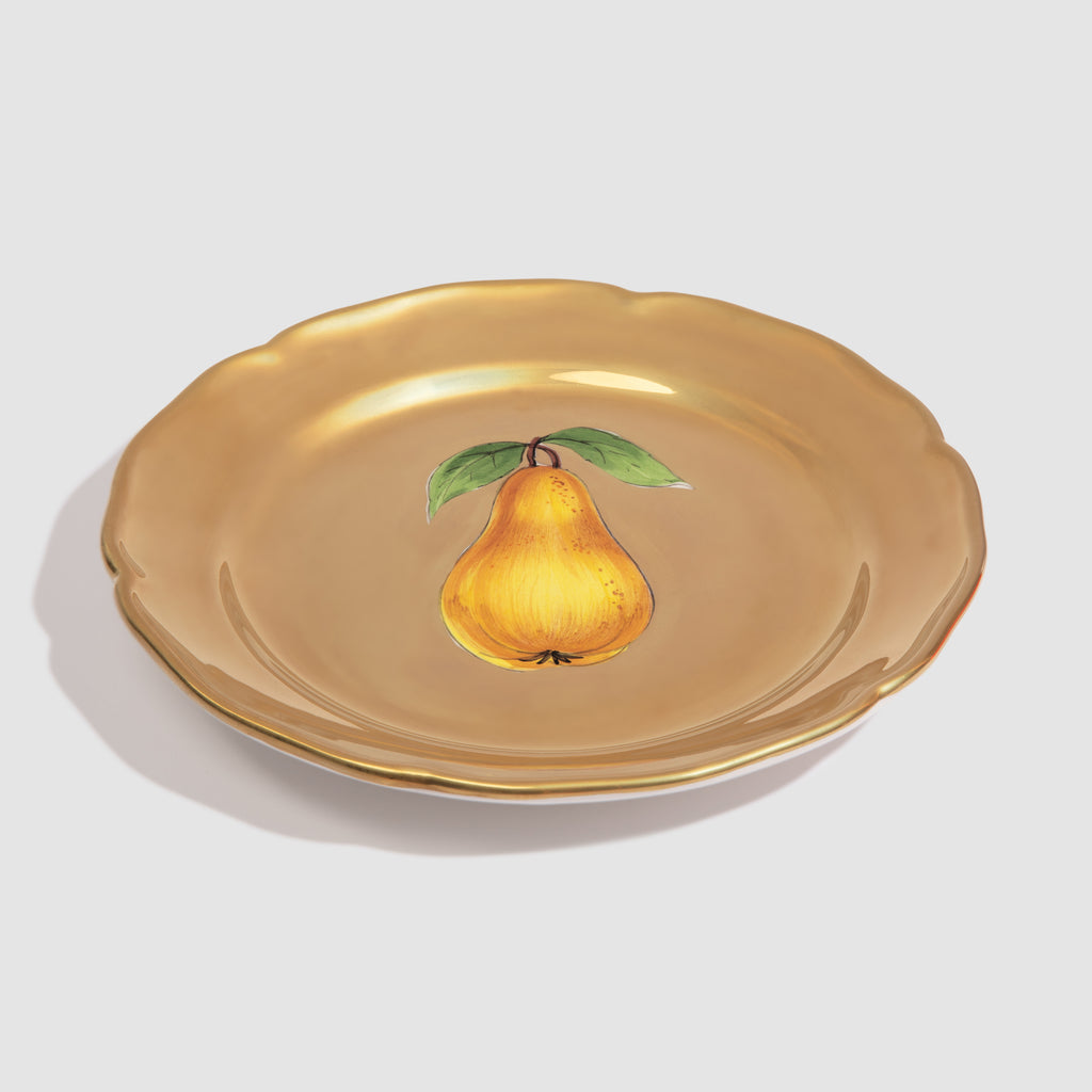 Fruits d’Or Salad/Dessert Plate, Pear