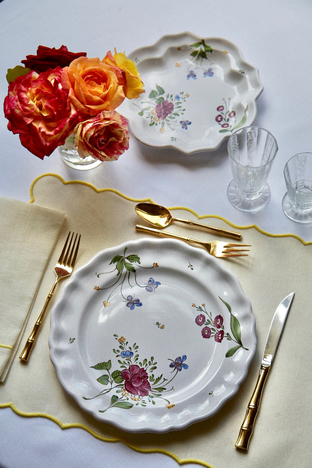 Table Setting with Picardie Drageoir, Florale