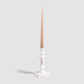 Brindille Octagonal Candlestick, Ochre Brûlée