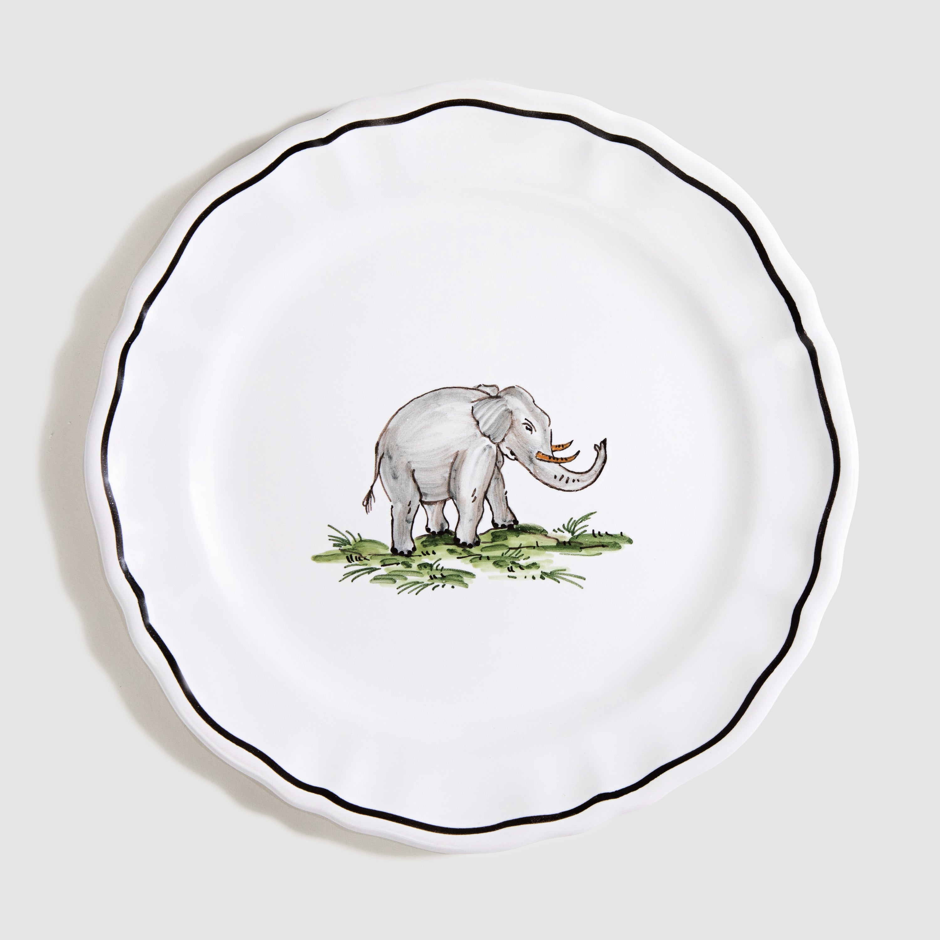 Animaux de la Savane Dessert/Side Plate, Elephant