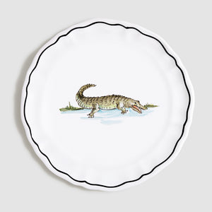 Animaux de la Savane Dessert/Side Plate, Crocodile