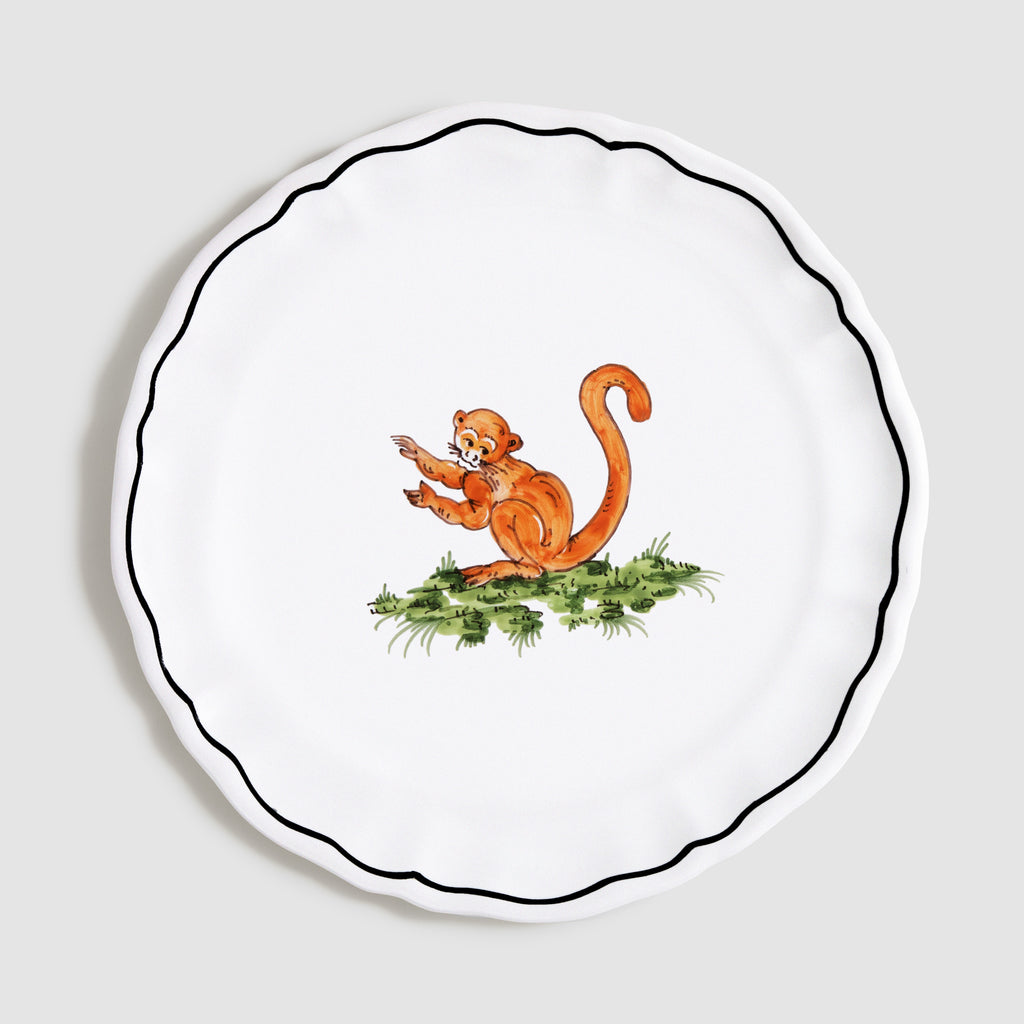Animaux de la Savane Dessert/Side Plate, Monkey