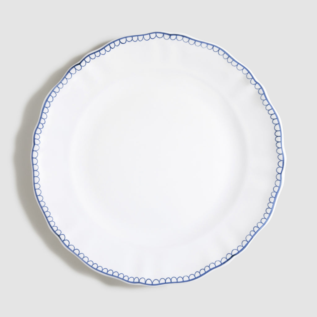 Bouclette Dinner Plate, Blue