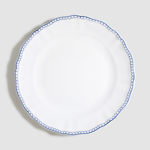 Bouclette Dinner Plate, Blue