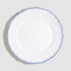Bouclette Salad Plate, Blue