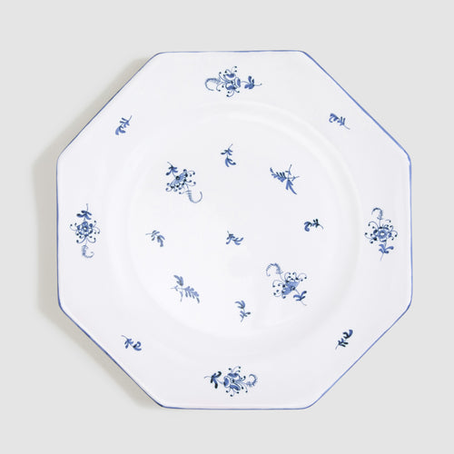 Brindille Salad/Starter Plate, Blue Moustiers