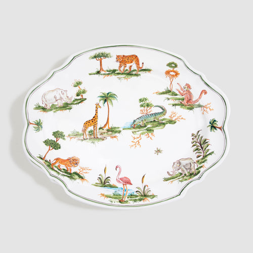 Animaux de la Savane Plat Bondil (Large platter)
