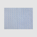 Étoile Rectangular Jacquard Placemat, Bleu Égyptien