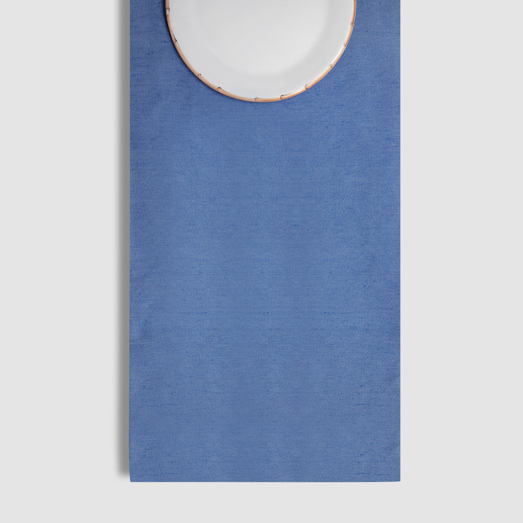 Made to Measure - Italian Jacquard Tablecloth, Denim