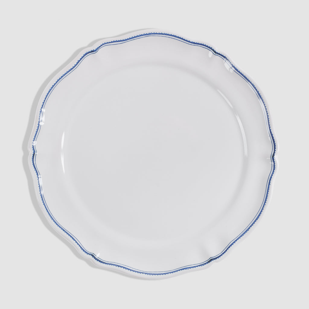 L'Horizon Large Dinner/Charger Plate, Blue Moustiers
