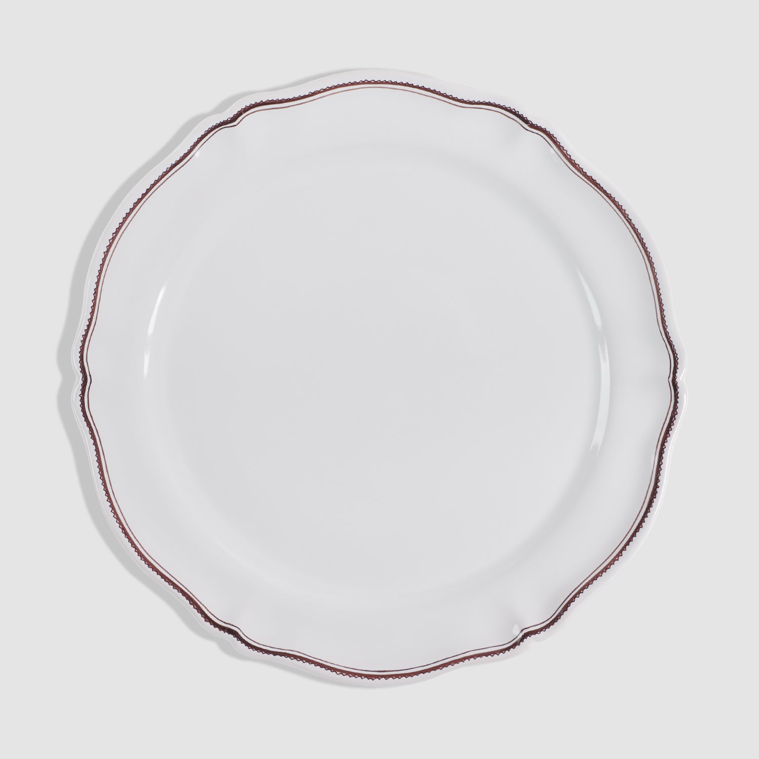 L'Horizon I Dinner Plate, Chocolat