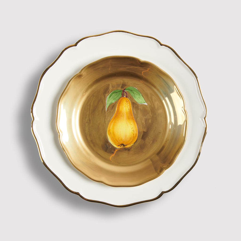 L'Horizon d’Or Dinner Plate and Fruit's d'Or Salad Plate