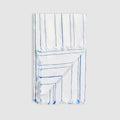 Greta White and Cobalto Blue Napkin