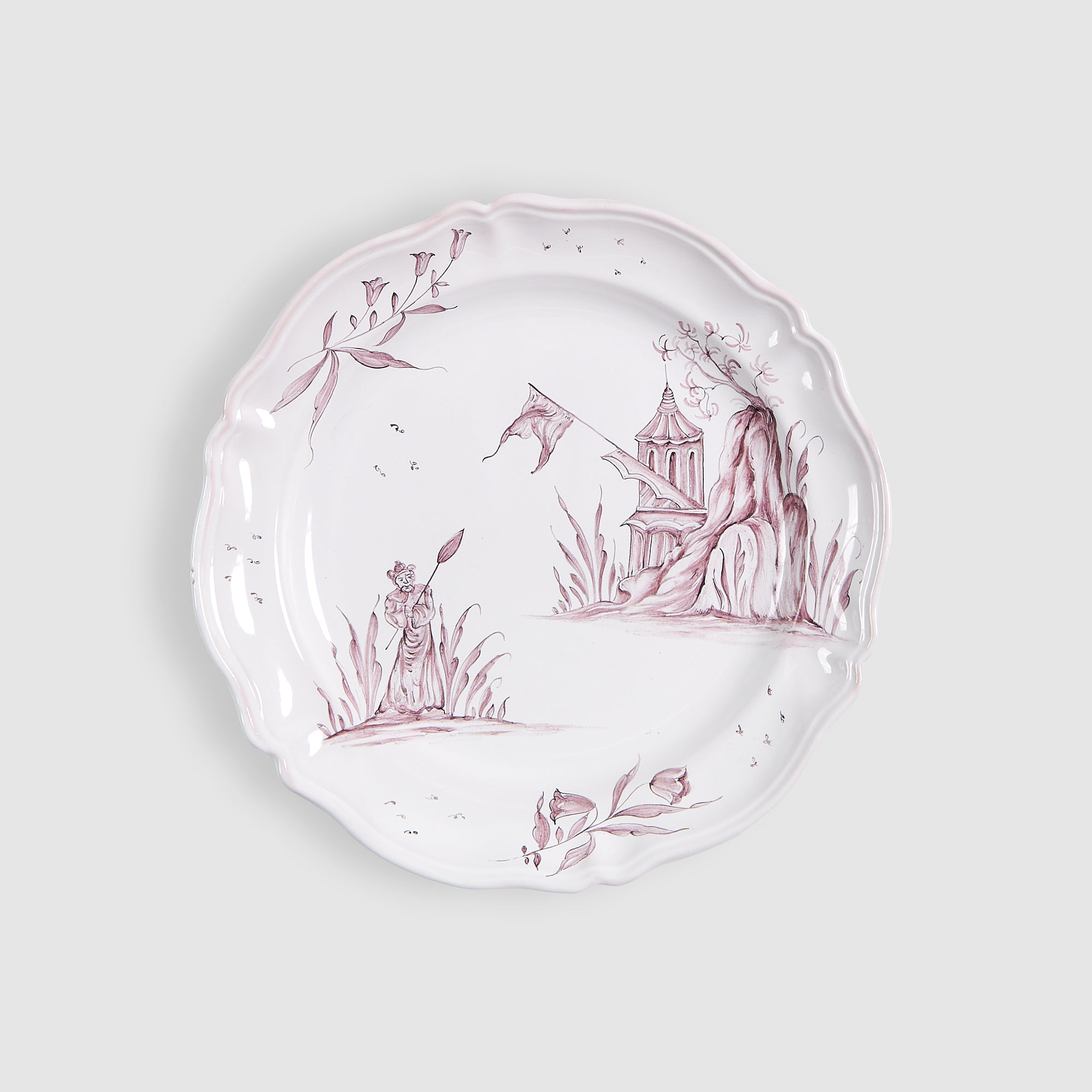 Manganèse Violine Dinner Plate