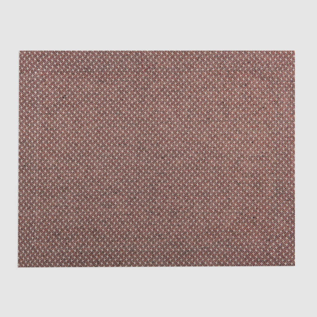 Corbeille Rectangular Jacquard Placemat, Chestnut