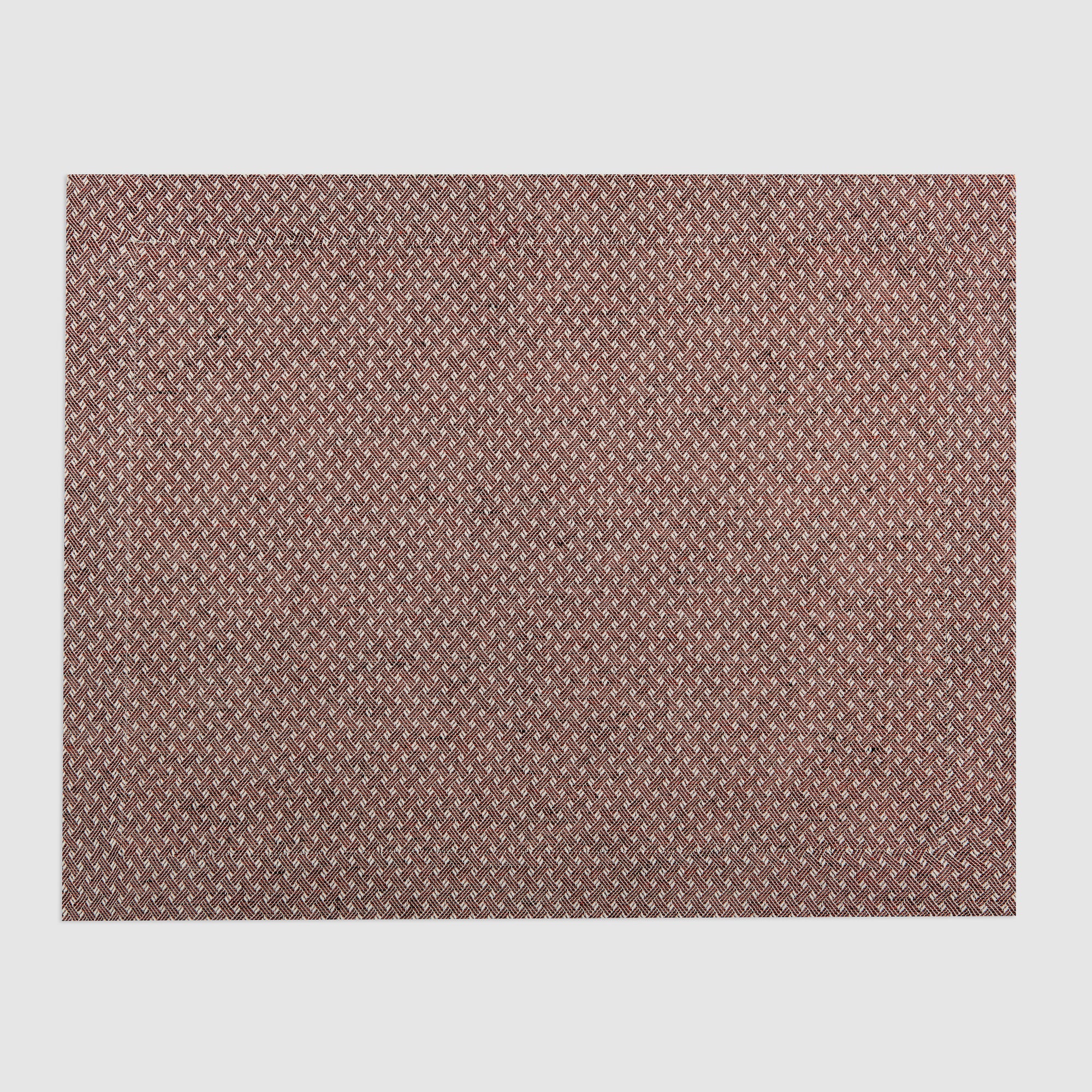 Corbeille Rectangular Jacquard Placemat, Chestnut