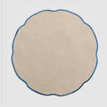 Coated Salt & Pepper Linen Placemat, Oceano
