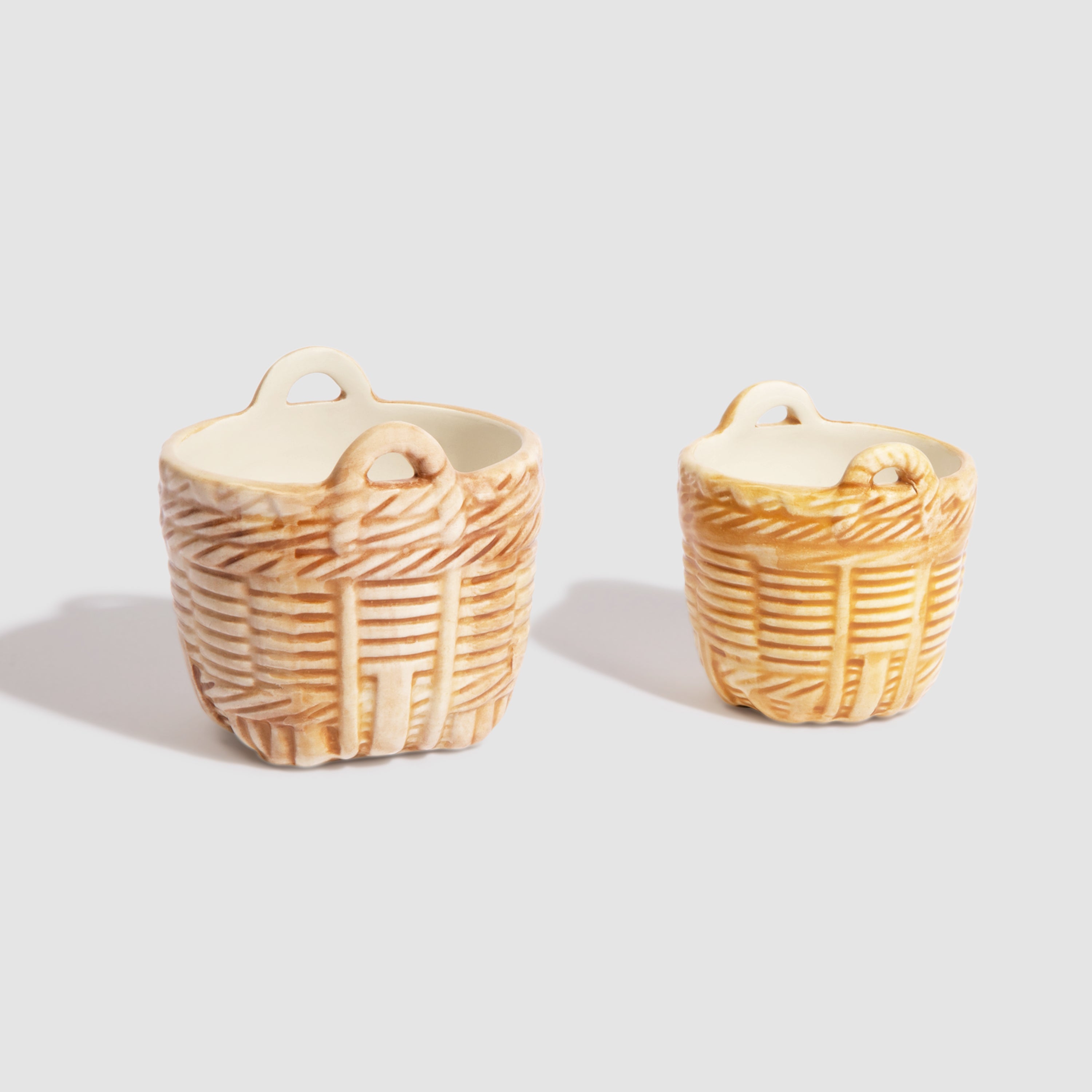 Mini Osier Baskets, Set of Two – Z.d.G. by Zoë de Givenchy