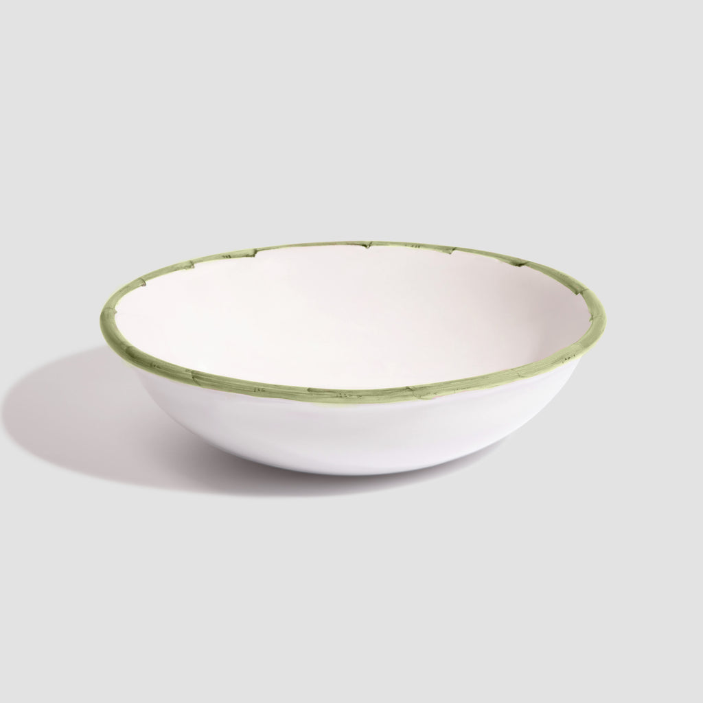 Ramatuelle Green Bamboo Bowl