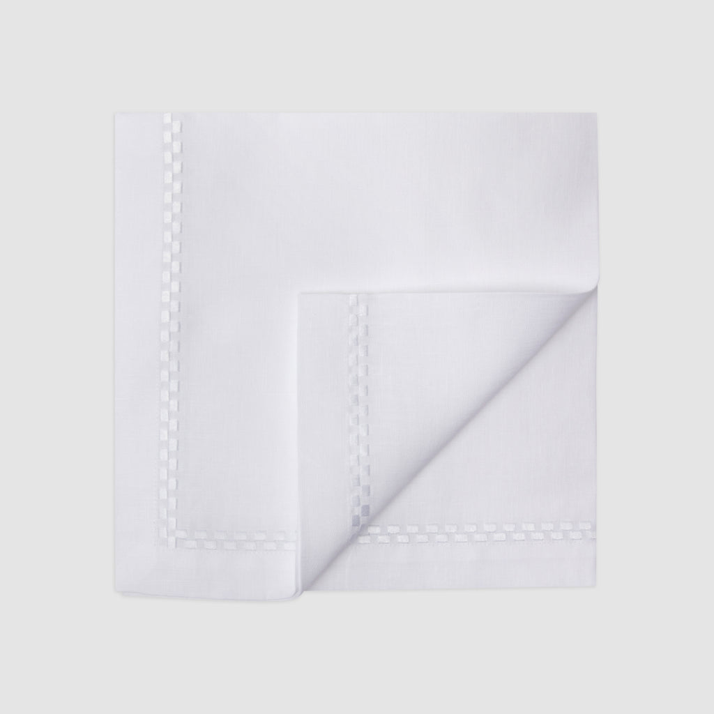 Ricamo Napkin, White