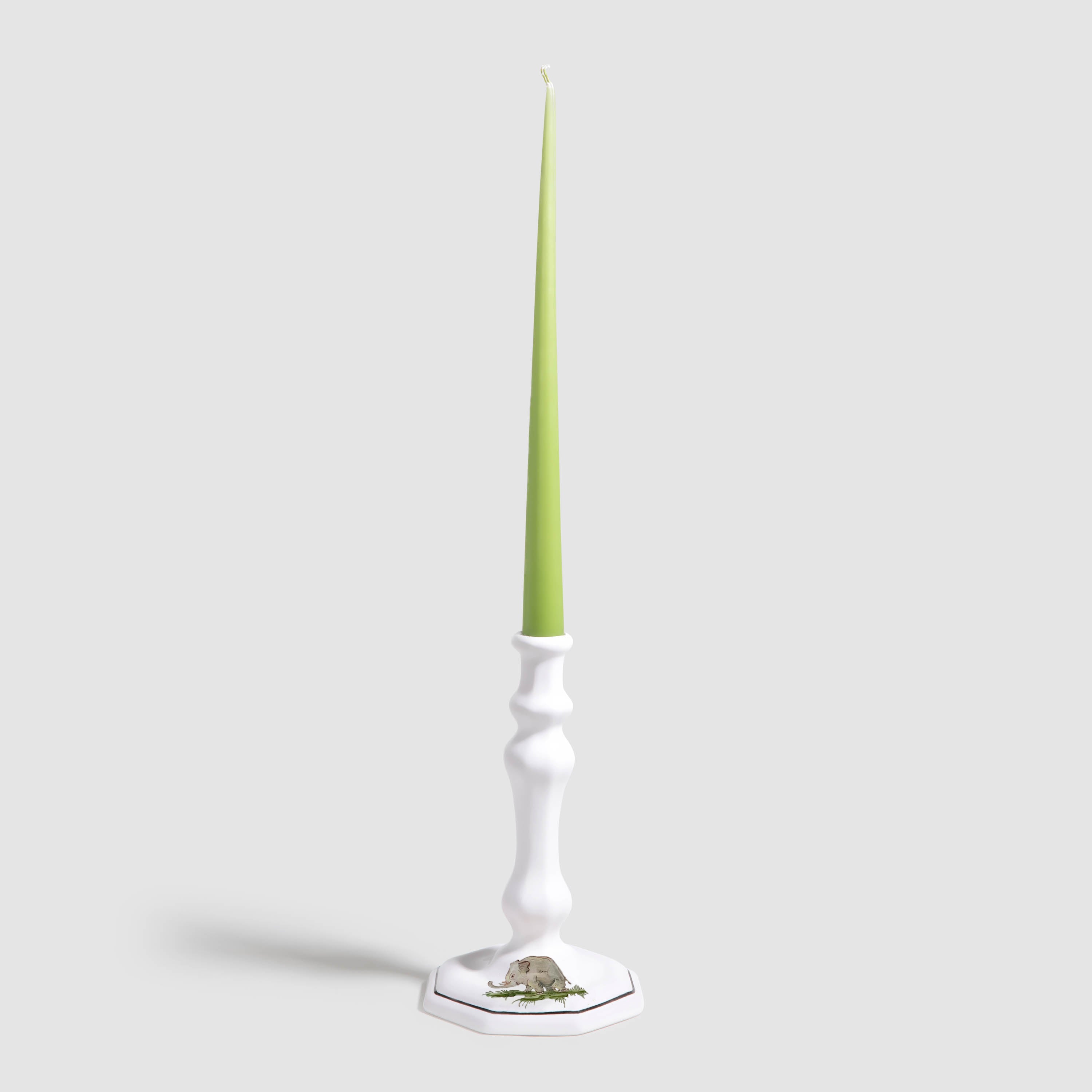 Animaux de la Savane Octagonal Candlestick, Elephant